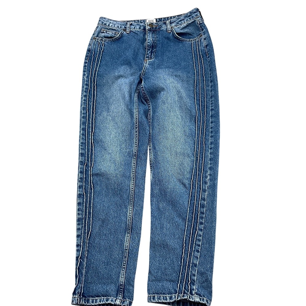 BDG Urban Outfitters Jeans 30W 32L‎ Blue Mom Raised Seam High Rise Turkish
